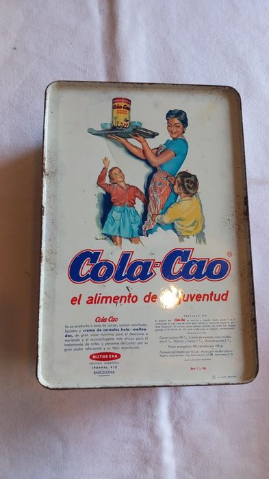 Lata vintage de Cola Cao anos 60 ou 70