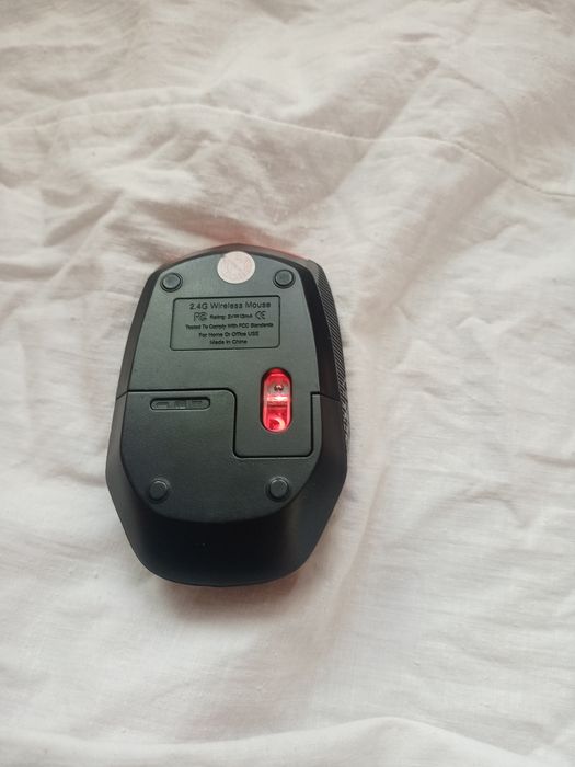 Мышь беспроводная маленькая оранжевая