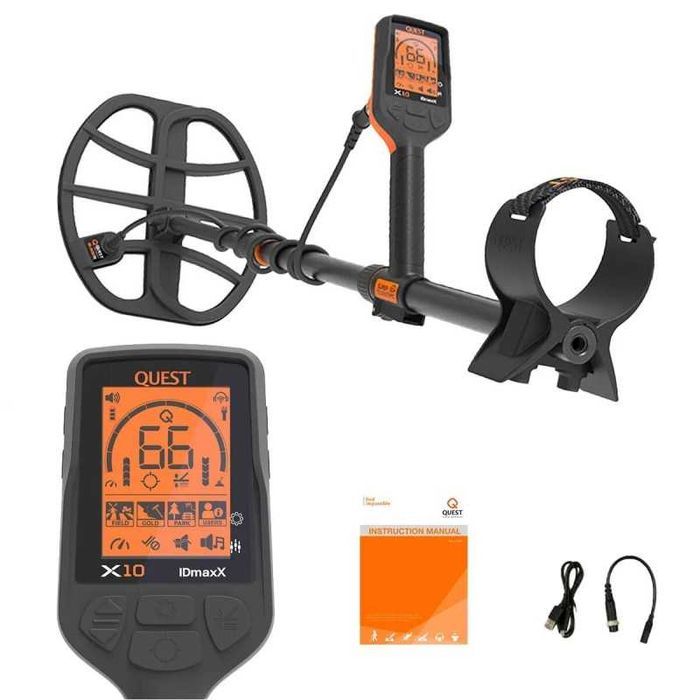 NOVO DETECTOR DE OURO ,QUEST X10 IDMAXX