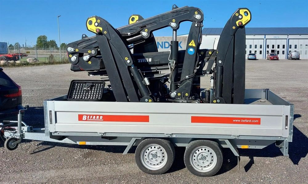 Befard BEFARD XJ55  Nowy Mini żuraw pajak na przyczepie BEFARD XJ55