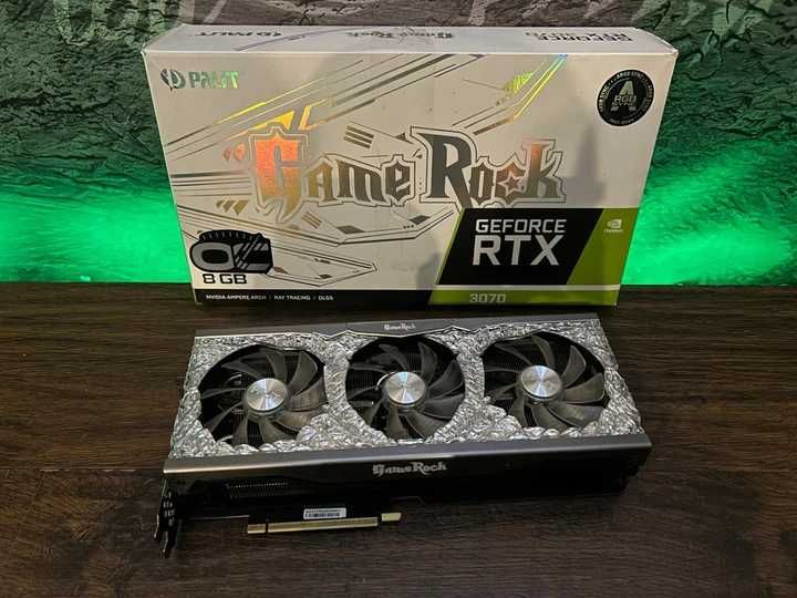 Видеокарта RTX 3070 Palit GameRock