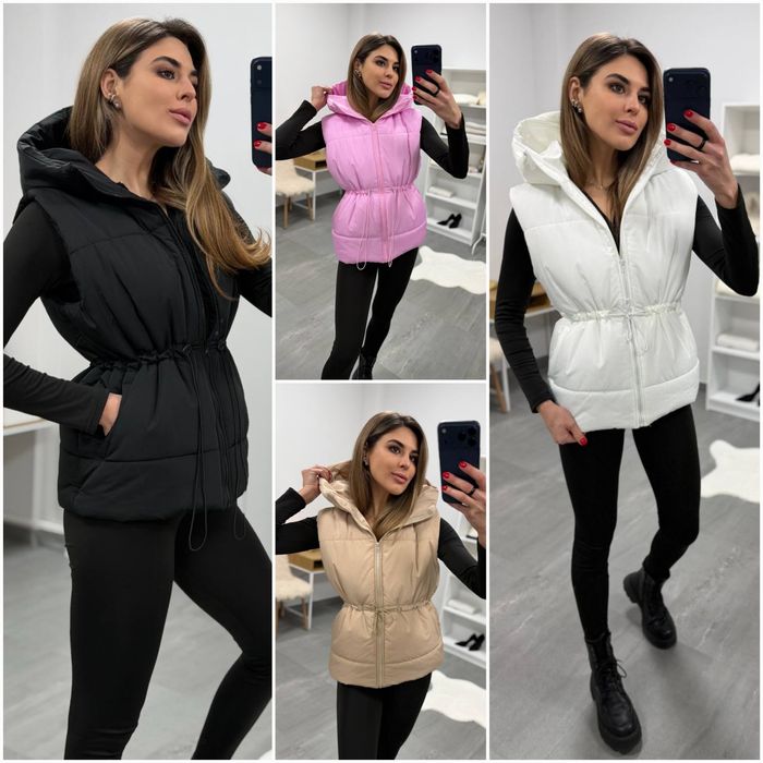 ‼️Жилетка жіноча якісна плащівка + синтепон 200 - 580 грн