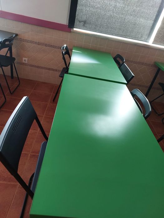 Mesas Verdes (como novas)