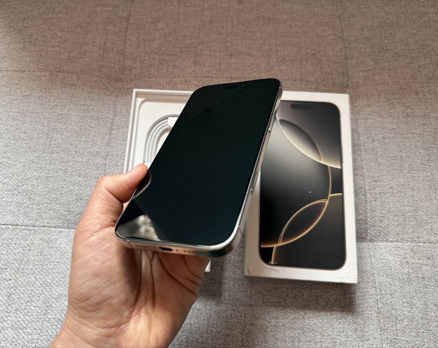  Apple iPhone 16 Pro 256GB Natural Titanium I Bateria 92% I Gwarancja