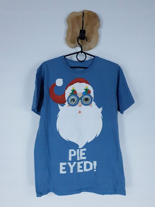 T-shirt świąteczny L z hologramem