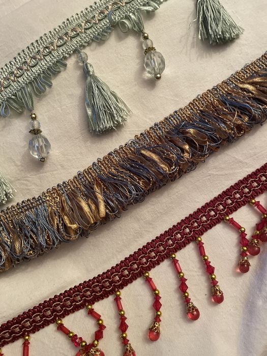 Декоративная тесьма бахрома шторная