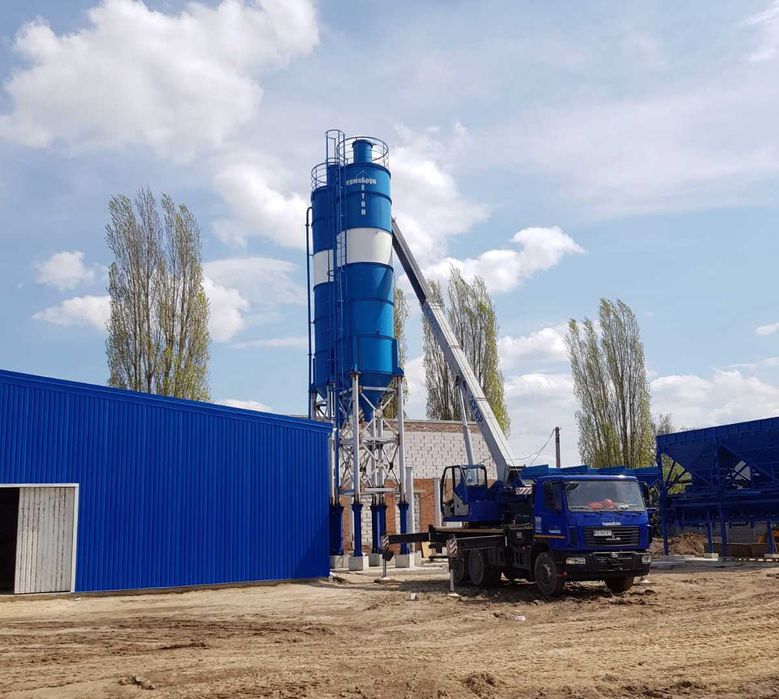 Стационарный бетонный завод , узел  - 50м3/час, НОВЫЙ! В НАЛИЧИИ!