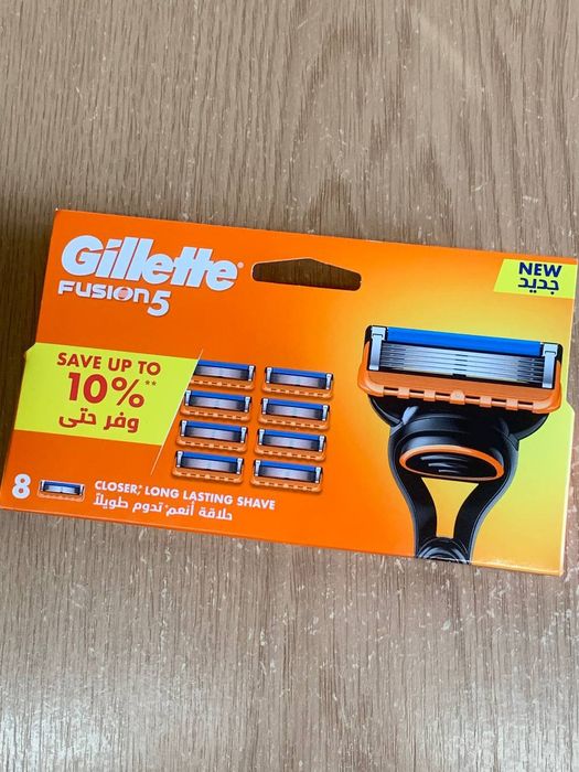 Сменные картриджи Gillette Fusion 5 (8 шт.) — набір змінних касет для
