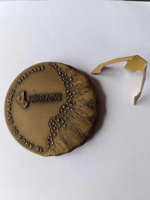 Medalha bronze comemorativa União Bancos Portugueses