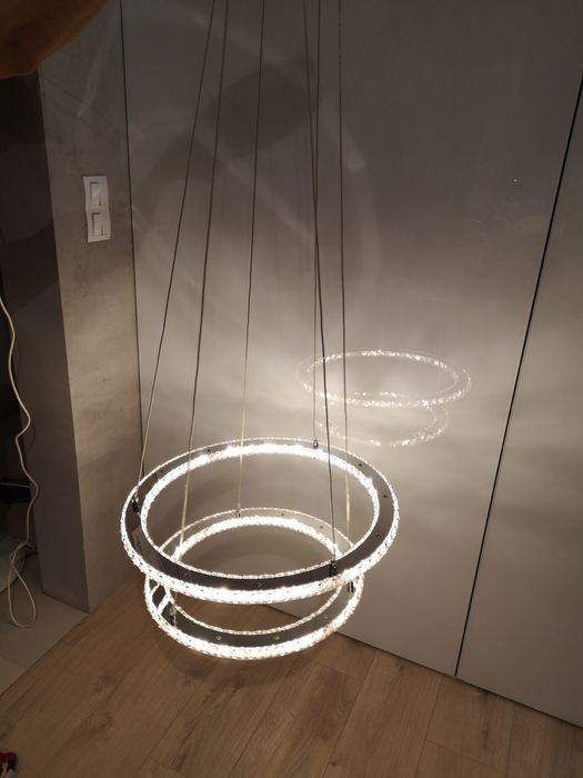 Lampa wisząca Shoshone chrom LED INSPIRE