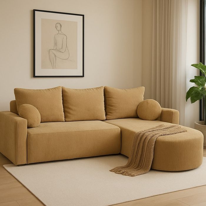 Narożnik MANGO Nowość Sprężyny BONNELL Dostawa Cała Polska