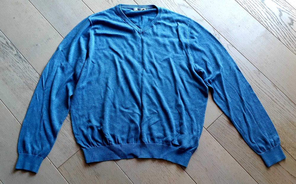 sweter męski DRESSMANN XXL 2XL 100% bawełna