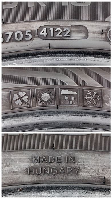 205/55 R16 VREDESTEIN Всесезон Пара 22й рік 6,5мм Резина Гума 205 55 16 Шини
Дві шин
