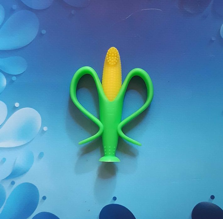 Силиконовый прорезователь щетка (кукурузка)