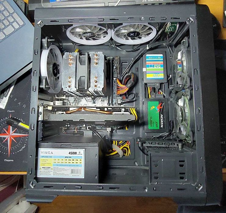 Перший ігровий робочий ПК для дитини, школяра, студента, фрілансера