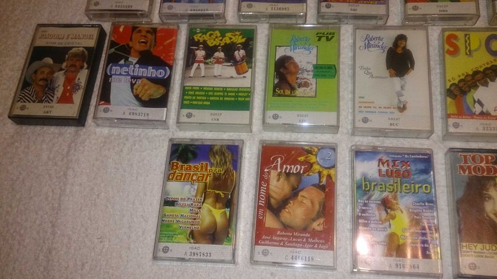 música brasileira - grupos e cantores (cassetes)