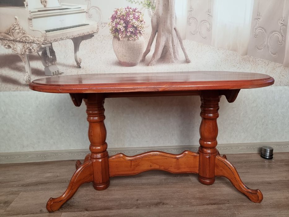 Стіл журнальний кавовий дерево