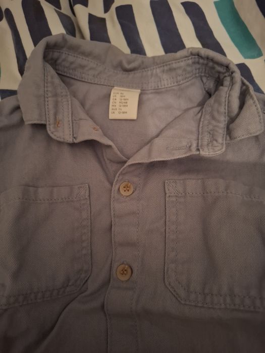 Koszula plus spodnie rozmiar 86 h&m stan idealny ,nowy,ubrany raz