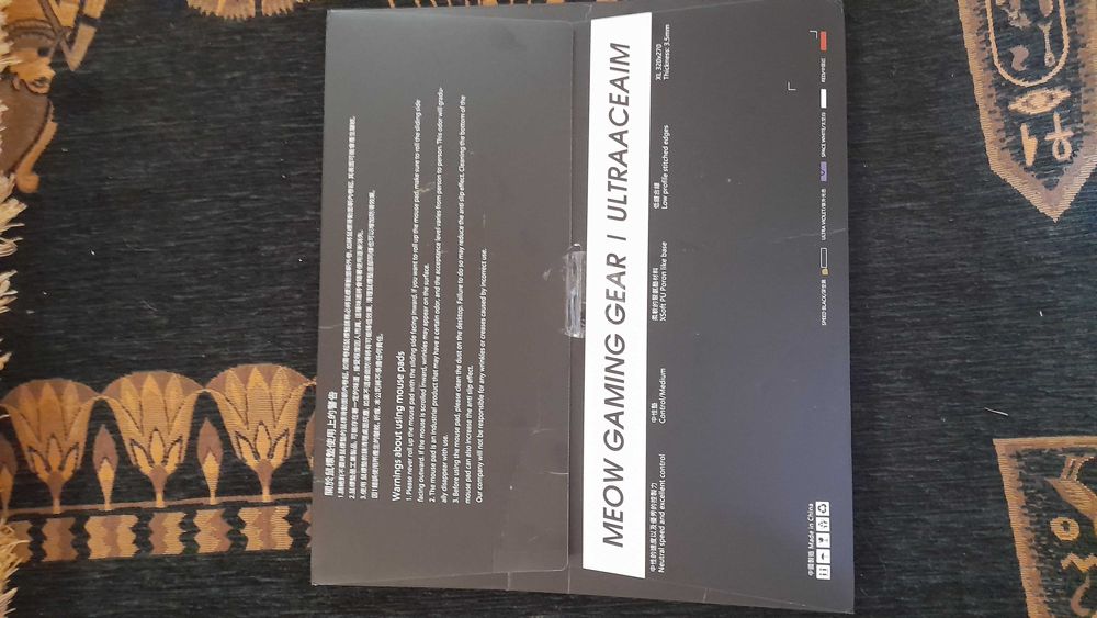 Tapete de rato premium Meow Gaming Gear (MGG) Ultraerialace UA