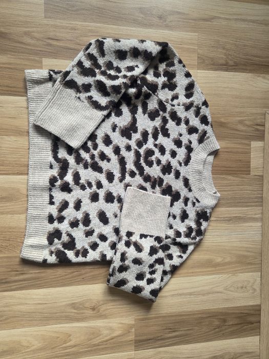 Sweter w panterkę roz.XS H&M