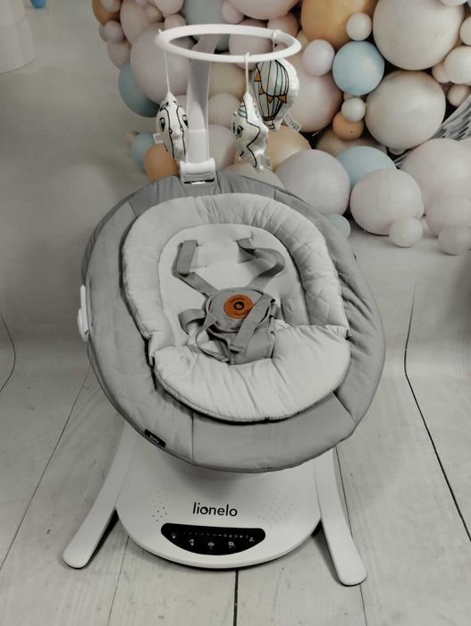 Bujaczek leżaczek elektryczny Lionelo Bella 6w1 automatyczny melodie