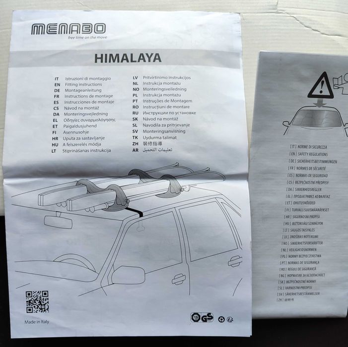 RACKS ESQUI Menabo Modelo Himalaya