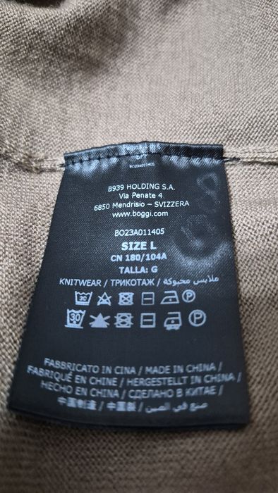 Чоловічий джемпер Boggi Milano,Milano,100% Lana wool  оригінал
Чо