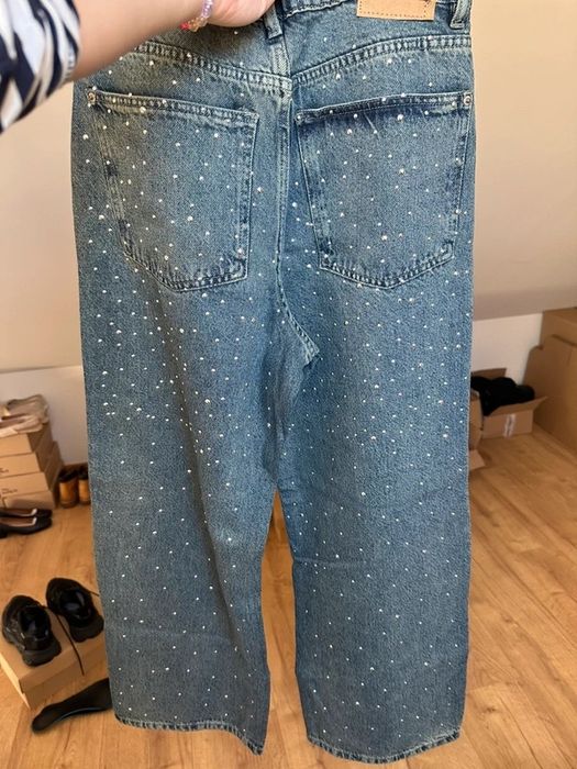 Jeansy wide leg Scalpers S/M