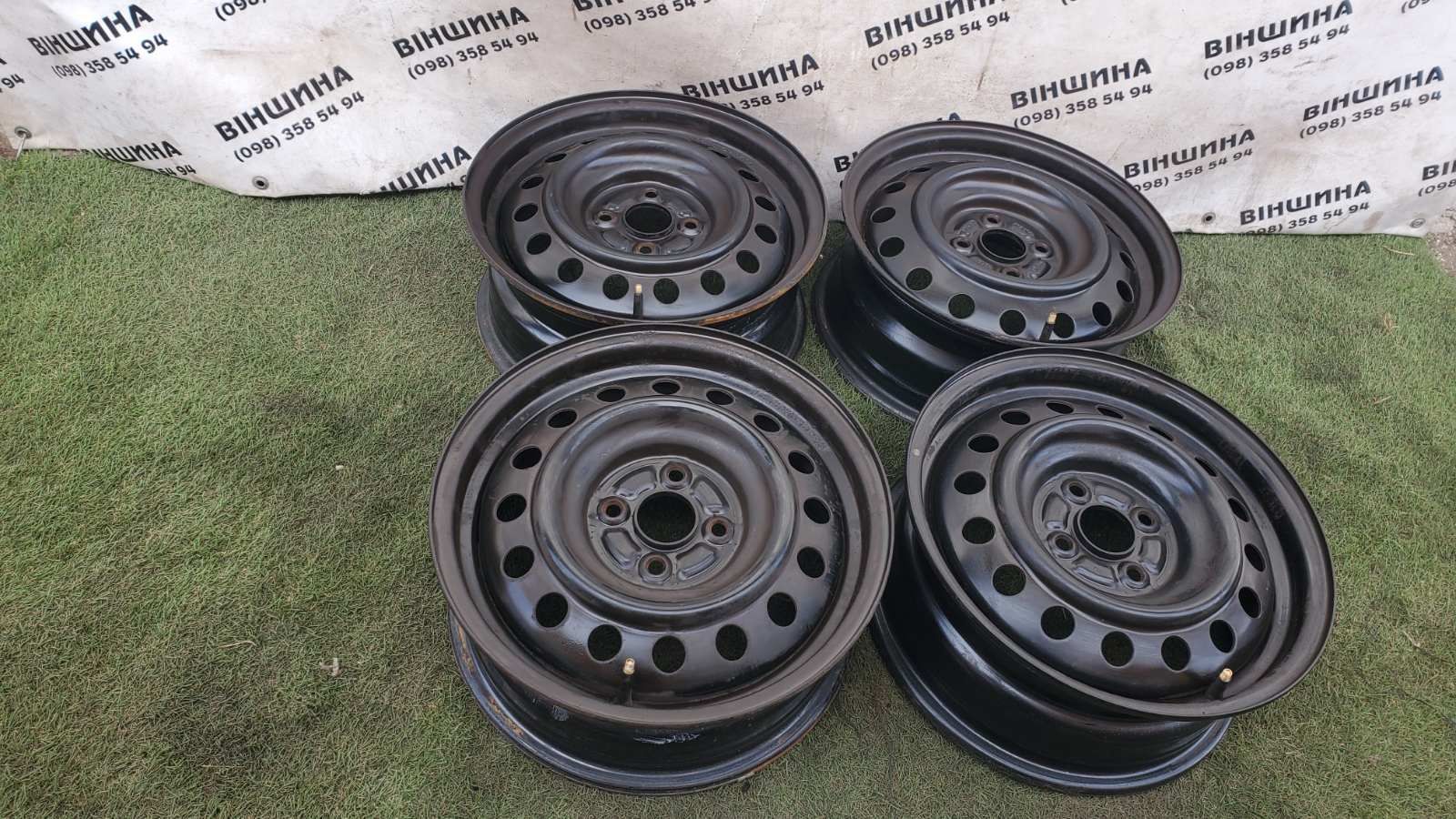 Диски металеві R 15 4/100 ET 45 6J Toyota. Диск Тойота.: 600 грн ...