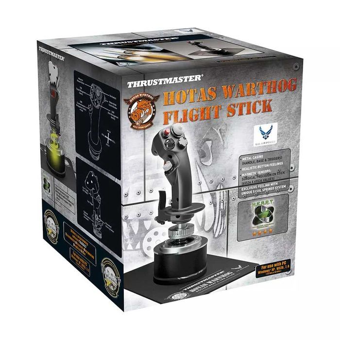Thrustmaster Warthog Stick - joystick simulador voo - oferta extensão