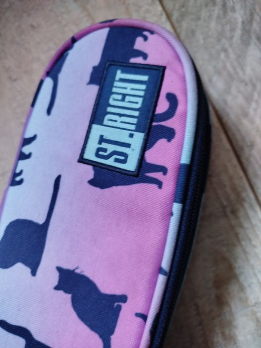 Zestaw plecak trzykomorowy piórnik worek