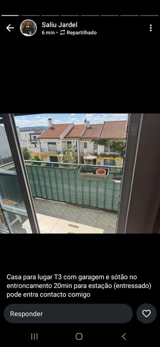 Apartamento t3  para arrendar