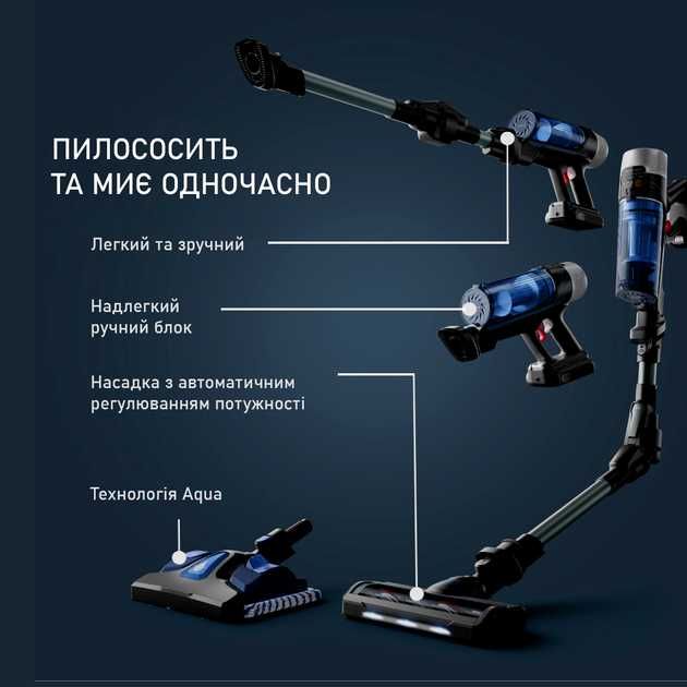 Акумуляторний пилосос Rowenta X-Force Flex 9.60 Aqua Allergy RH20C0WO