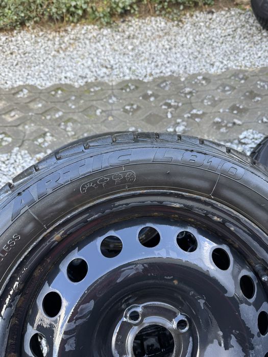 Felgi stalowe 4x100 opony wielosezonowe 195/55/16” Renault Clio Scenic Megane Thalia Twingo Kia Hyundai Toyota VW Seat Skoda