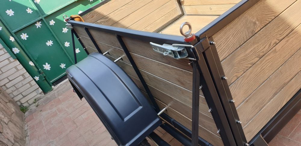 Мото авто прицеп  метал дерево нержавейка крепления