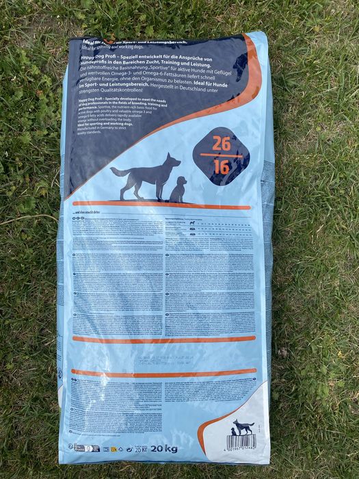 Karma Happy Dog 20kg  Sportive Prosi essential