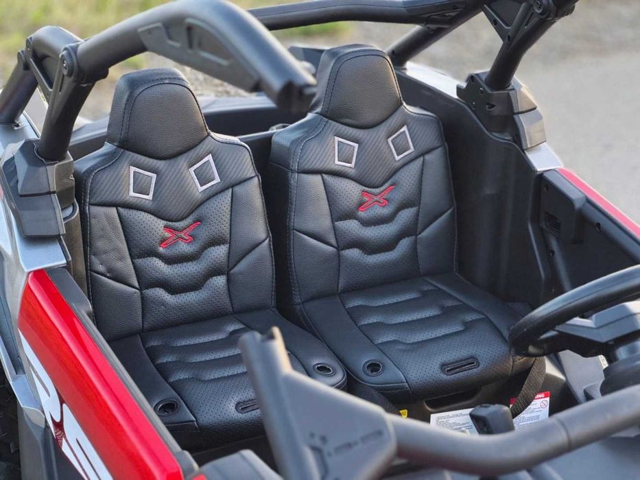 Buggy CAN-AM Maverick 3  DELUXE Czerwony + POMPOWANE KOŁA