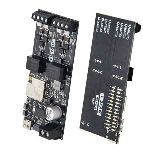 LILYGO T-2CAN ESP32-S3 CAN SPl 16 МБ FLASH/8 МБ +WiFi модуль