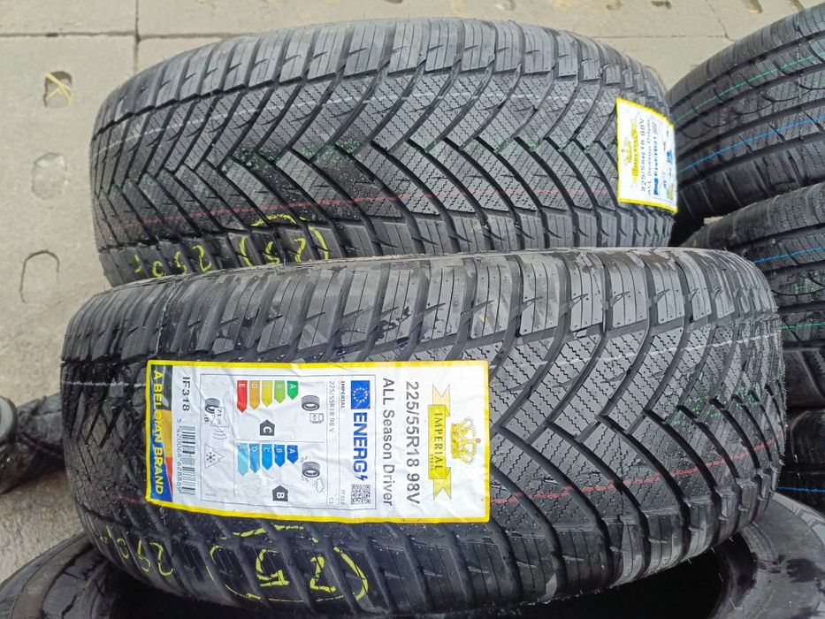 Nowe opony całoroczne wielosezonowe 225/55/18 imperial 2 sztuki 2025r