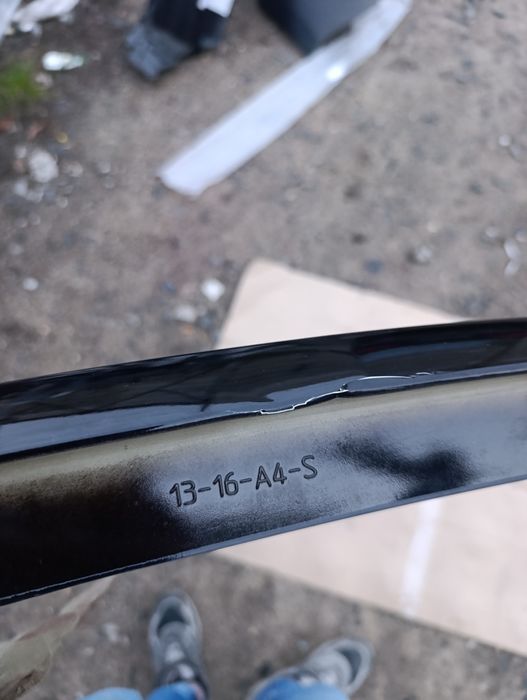 Спойлер Audi A4 B8 S4 2012-2106 рестайл S-LINE стиль