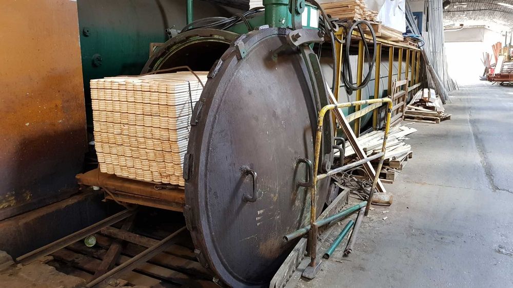 Okrąglak belka dachowa palisada fi 10cm i 12cm.