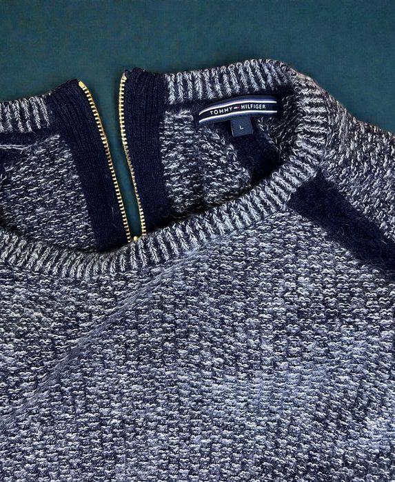 Tommy Hilfiger roz. L damski ciepły wełniany sweter
