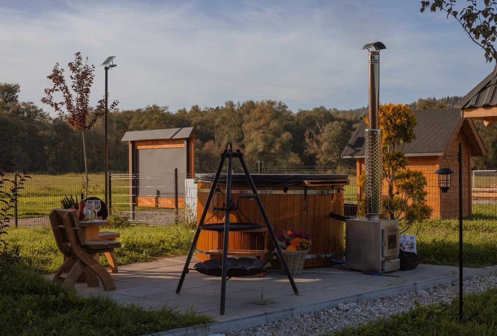 Wynajmę Nocleg Domek Drewniany w Górach z Jacuzzi Sauna Kominek Narty