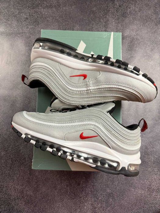 Кросівки Nike Air Max 97 Silver grey сріблясті (39-45)