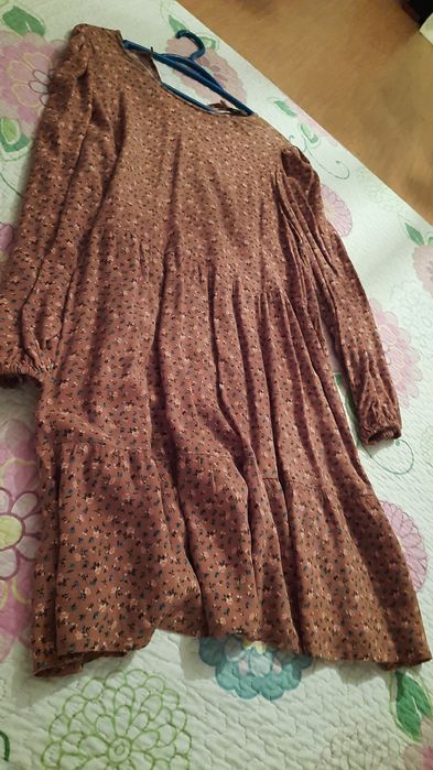 Vestido de manga comprida fino