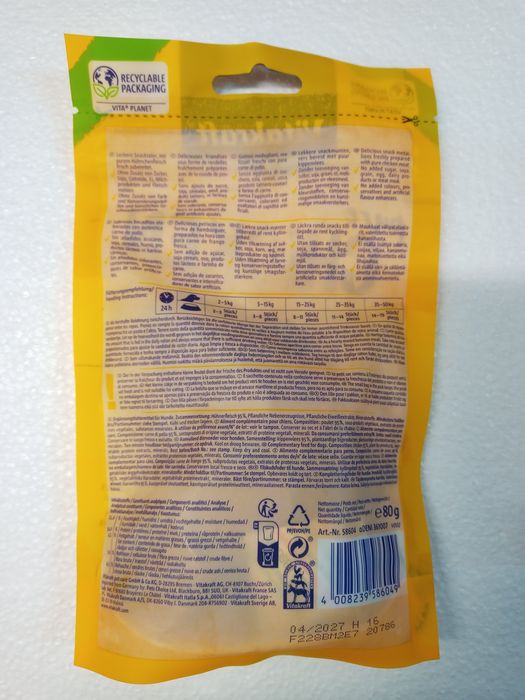 Smaczki zakąska dla psa kurczakowe talarki