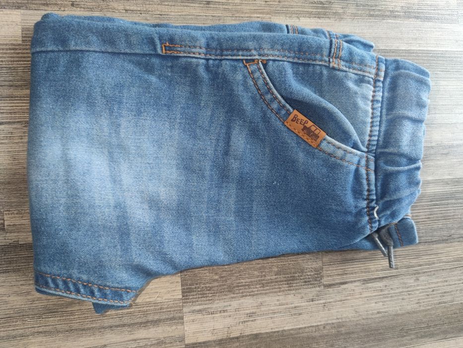 Spodnie jeansowe rozm. 92