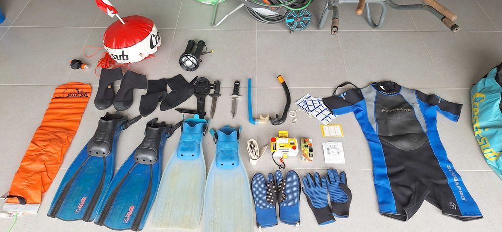 Equipamentos de mergulho