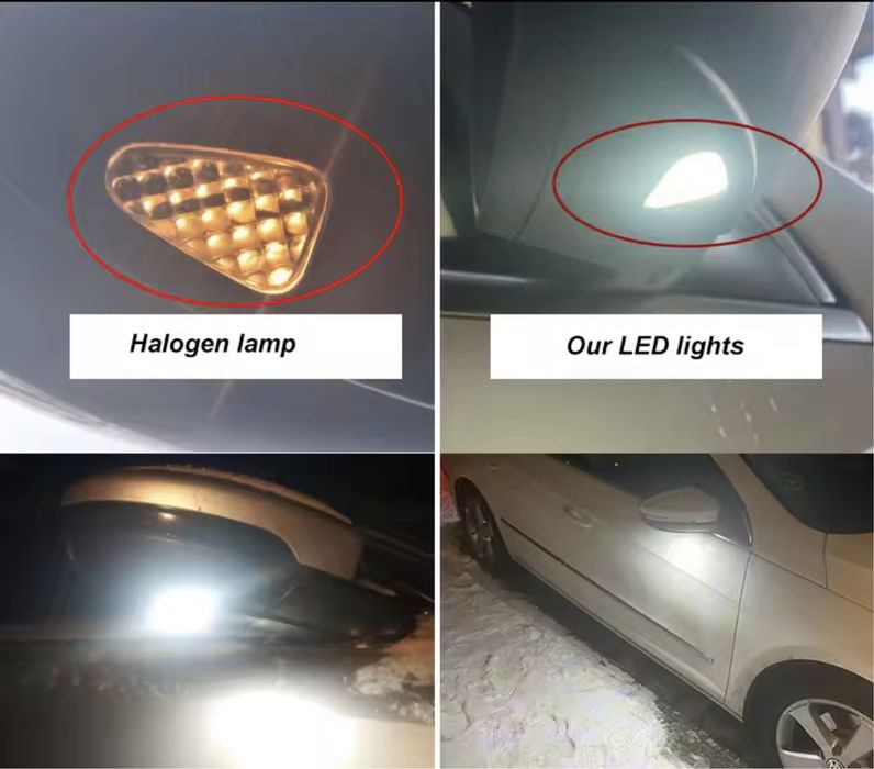 Накладки на зеркало / подсветка VW Passat NMS B8 B7 Jetta CC