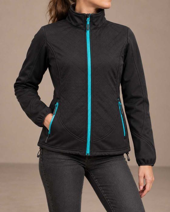 Жіноча демісезонна куртка Crivit Softshell чорна р. 38 (M)